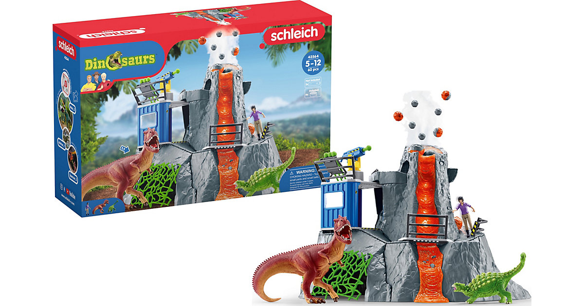 Schleich Dinosaurier 42564 Große Vulkan Expedition Schleich Dinosaurier 42564 Große Vulkan Expedition von Schleich