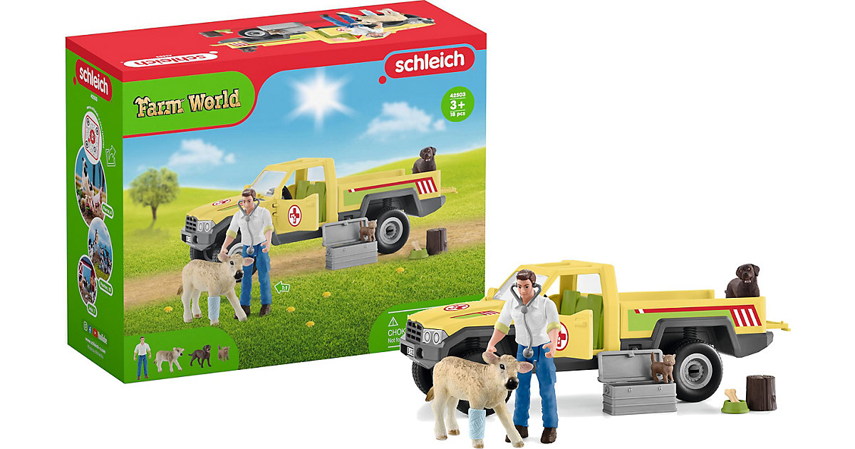 Schleich Farm World 42503 Tierarztbesuch auf dem Bauernhof Schleich Farm World 42503 Tierarztbesuch auf dem Bauernhof von Schleich