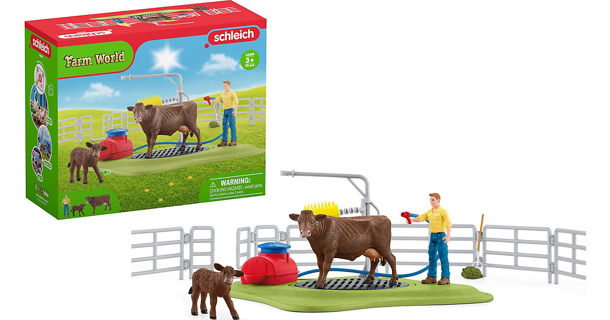Schleich Farm World 42529 Kuh Waschstation von Schleich