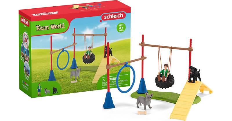 Schleich Farm World 42536 Spielspaß Hunde  Kinder von Schleich