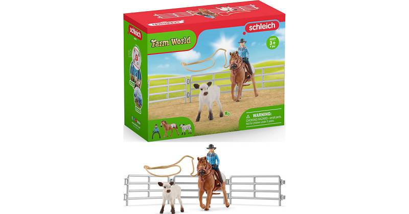 Schleich Farm World 42577 Team Roping mit Cowgirl von Schleich