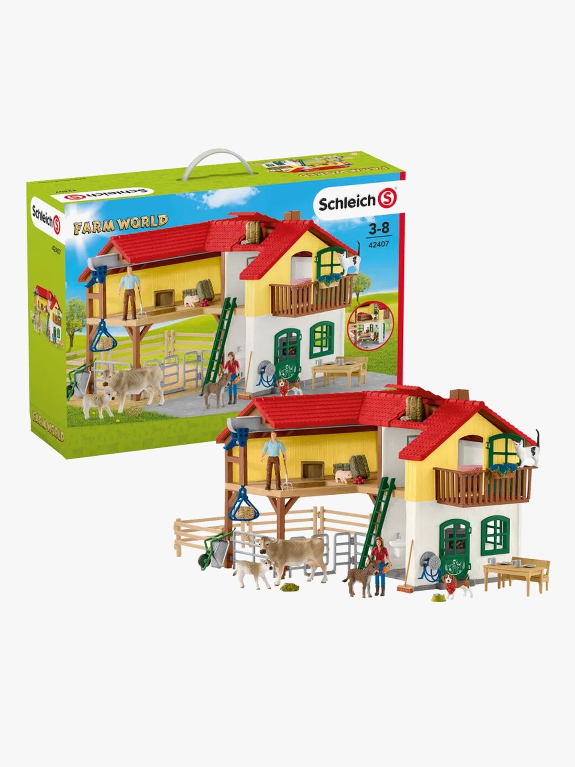 Schleich Spielset 42407 Bauernhaus mit Stall und Tieren Schleich Spielset 42407 Bauernhaus mit Stall und Tieren von Schleich