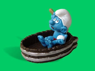 SCHLEICH Schlumpf in der Badewanne von SCHLEICH