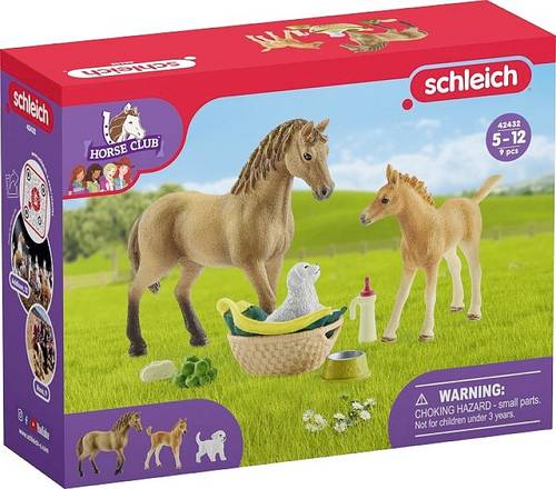 schleich® Horse Club 42432 Sarahs Tierbaby-Pflege von Schleich