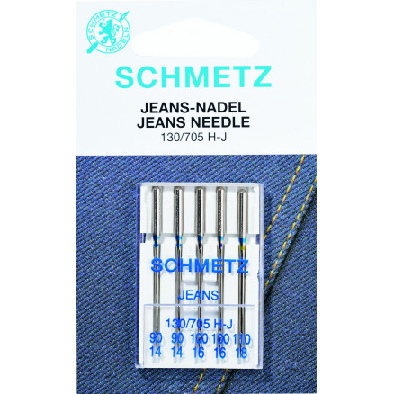 Schmetz Nähmaschinennadel Jeans 110 - 5 Stk von Schmetz
