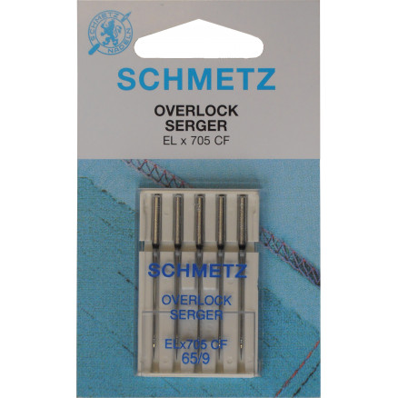 Schmetz Overlock Nähmaschinennadeln ELx705 CF Größen 80-90 - 5 Stk Schmetz Overlock Nähmaschinennadeln ELx705 CF Größen 80-90 - 5 Stk von Schmetz
