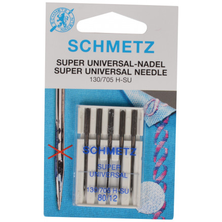 Schmetz Universal Nähmachinennadel Super Universal 80 - 5 Stk Schmetz Universal Nähmachinennadel Super Universal 80 - 5 Stk von Schmetz