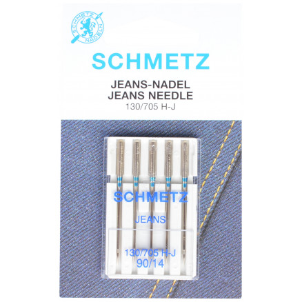 Schmetz Universal Nähmaschinennadel Jeans 90 - 5 Stk von Schmetz