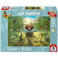 Brauner Labrador im kühlen Nass von Carletto