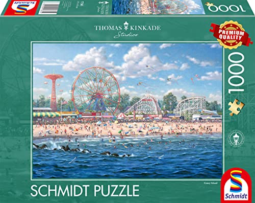 Schmidt Spiele 57365 Thomas Kinkade, Coney Island, 1000 Teile Puzzle von Schmidt Spiele