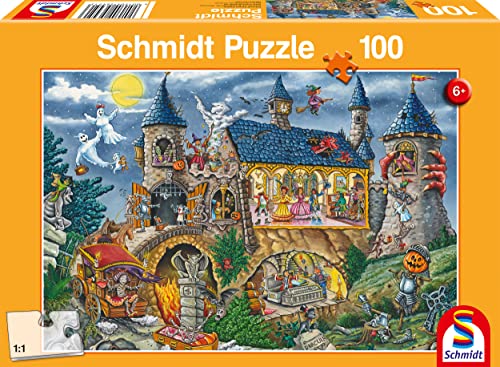 Schmidt Spiele 56451 Geisterschloss, 100 Teile Kinderpuzzle von Schmidt Spiele