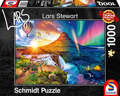 Schmidt Spiele 59908 Lars Stewart, Island, Night and Day, 1000 Teile Puzzle von Schmidt Spiele