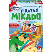 Schmidt 40647 - Meine Lieblingsspiele, Piraten Mikado, Geschicklichkeitsspiel, Kinderspiel von Schmidt Spiele