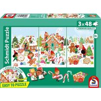 Schmidt 55658 - Endlich Weihnachten!, Easy to Puzzle, Kinderpuzzle-Box mit Poster, 3 x 48 Teile Schmidt 55658 - Endlich Weihnachten!, Easy to Puzzle, Kinderpuzzle-Box mit Poster, 3 x 48 Teile von Schmidt Spiele GmbH