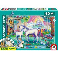 Schmidt 55751 - Einhorn-Mama mit Mini, Easy to Puzzle, Kinderpuzzle mit Poster, 60 Teile Schmidt 55751 - Einhorn-Mama mit Mini, Easy to Puzzle, Kinderpuzzle mit Poster, 60 Teile von Schmidt Spiele GmbH