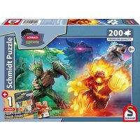 Schmidt 56586 - Schleich Eldrador, Kampf der Welten, Puzzle+Schleich-Figur, 200 Teile Schmidt 56586 - Schleich Eldrador, Kampf der Welten, Puzzle+Schleich-Figur, 200 Teile von Schmidt Spiele GmbH