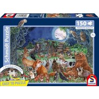Schmidt 56588 - Tierische Waldklänge, Easy to Puzzle, Kinderpuzzle mit Poster, 150 Teile Schmidt 56588 - Tierische Waldklänge, Easy to Puzzle, Kinderpuzzle mit Poster, 150 Teile von Schmidt Spiele GmbH