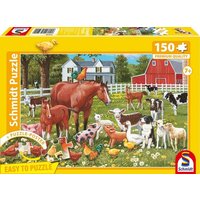 Schmidt 56590 - Tiere auf dem Land, Easy to Puzzle, Kinderpuzzle mit Poster, 150 Teile Schmidt 56590 - Tiere auf dem Land, Easy to Puzzle, Kinderpuzzle mit Poster, 150 Teile von Schmidt Spiele GmbH