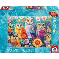 Schmidt 58058 - Eulen und Blumen, Puzzle, 1000 Teile Schmidt 58058 - Eulen und Blumen, Puzzle, 1000 Teile von Schmidt Spiele GmbH
