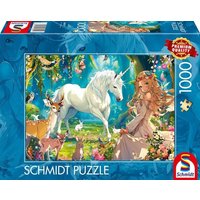 Schmidt 58059 - Einhorn und Blütenprinzessin, Puzzle, 1000 Teile Schmidt 58059 - Einhorn und Blütenprinzessin, Puzzle, 1000 Teile von Schmidt Spiele GmbH