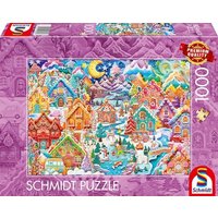 Schmidt 58064 - Weihnachtliche Knusperhäuschen, Puzzle, 1000 Teile Schmidt 58064 - Weihnachtliche Knusperhäuschen, Puzzle, 1000 Teile von Schmidt Spiele GmbH