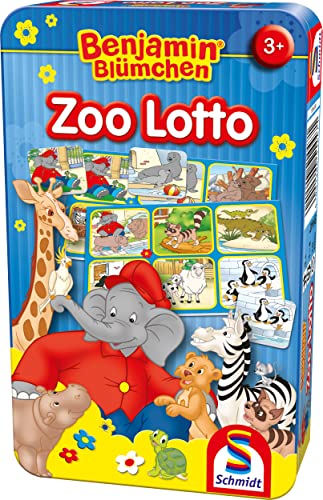Schmidt Spiele 51447 Benjamin Blümchen, Zoo Lotto, Reisespiel von Schmidt Spiele