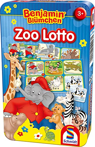 Schmidt Spiele 51447 Benjamin Blümchen, Zoo Lotto, Reisespiel von Schmidt Spiele