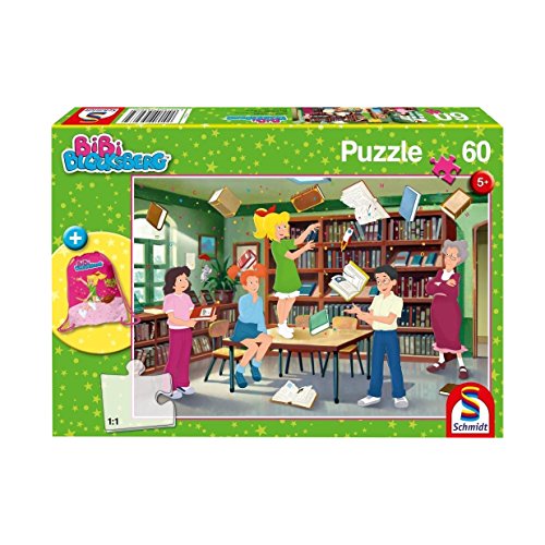 Schmidt Spiele 56263 Elephant,Mouse Bibi Blocksberg Kinderpuzzle, 60 Teile von Schmidt Spiele