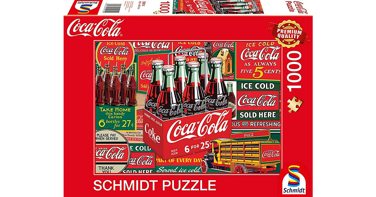 Coca Cola Klassiker 1000 Teile von Schmidt Spiele