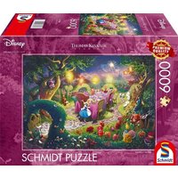 Schmidt 57398 - Thomas Kinkade, Disney, Alice in Wonderland, Mad Hatters Tea Party, Puzzle, 6000 Teile von Schmidt Spiele