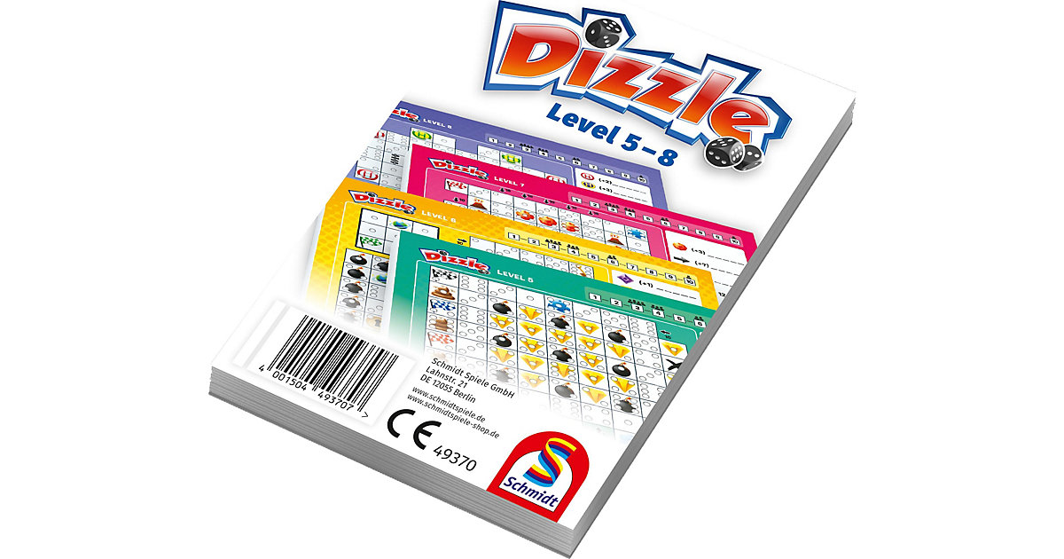 Dizzle... Ersatzblock Level 5-8 von Schmidt Spiele