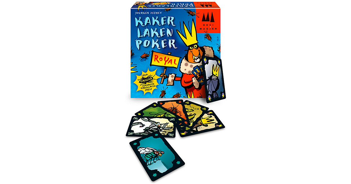 Drei Magier® Kartenspiel 40866 Kakerlakenpoker Royal von Schmidt Spiele