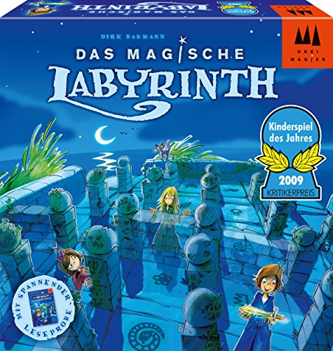 Schmidt Spiele 40848 Das Magische Labyrinth, Drei Magier, Kinderspiel des Jahres 2009 von GIGAMIC