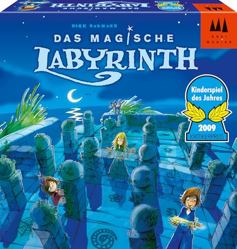 Schmidt Spiele 40848 Das Magische Labyrinth, Drei Magier, Kinderspiel des Jahres 2009 von GIGAMIC