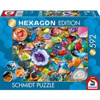 Hexagon Puzzle, Edelstein-Potpourri, 592 Teile Hexagon Puzzle, Edelstein-Potpourri, 592 Teile von Schmidt Spiele