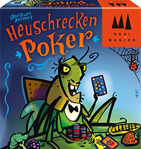 Schmidt Spiele 40893 Heuschrecken Poker, DREI Magier Kartenspiel, Mehrfarbig von Schmidt Spiele