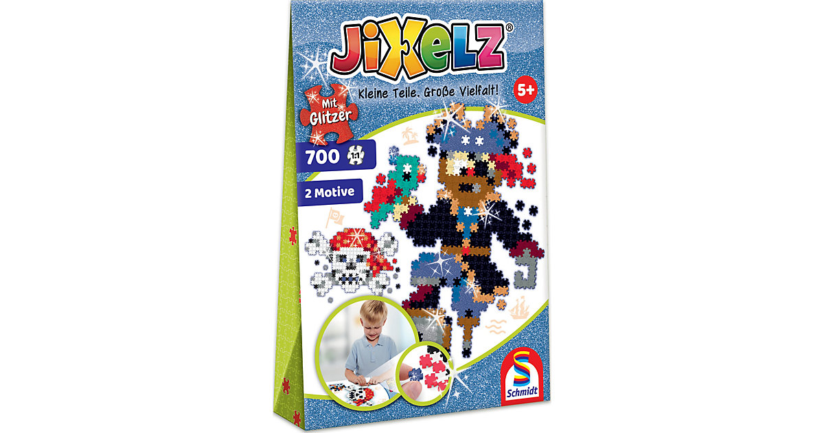 Jixelz Puzzle Funkelnder Pirat, Glitzer, 700 Teile Jixelz Puzzle Funkelnder Pirat, Glitzer, 700 Teile von Schmidt Spiele