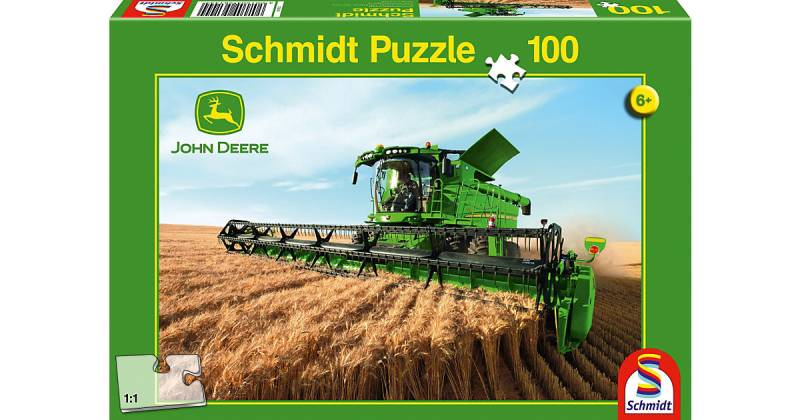 John Deere, Mähdrescher S690, 100 Teile von Schmidt Spiele