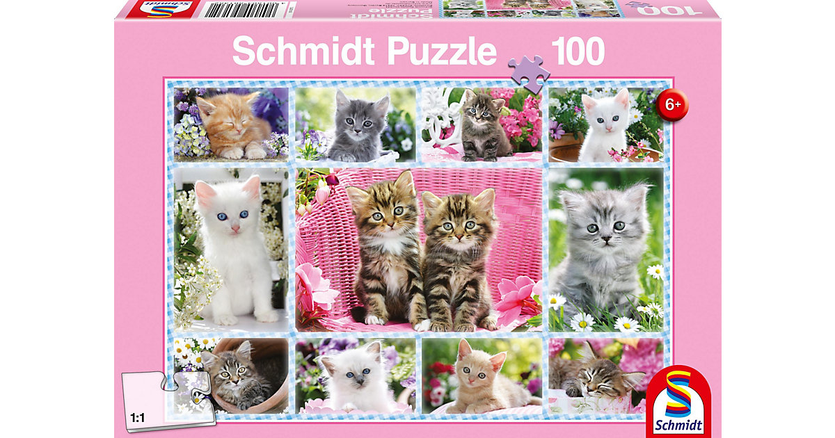 Katzenbabies, 100 Teile von Schmidt Spiele