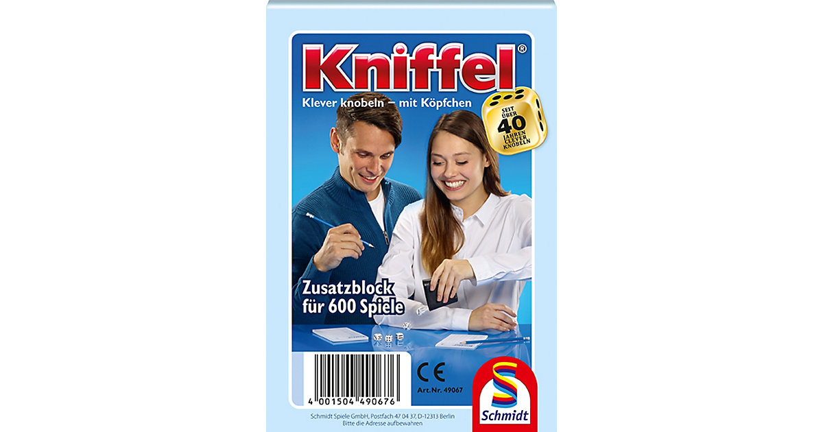 Kniffelblock Im Display Kniffelblock Im Display von Schmidt Spiele