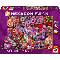 Hexagon Puzzle, Lieblingsleckereien, 592 Teile Hexagon Puzzle, Lieblingsleckereien, 592 Teile von Schmidt Spiele GmbH