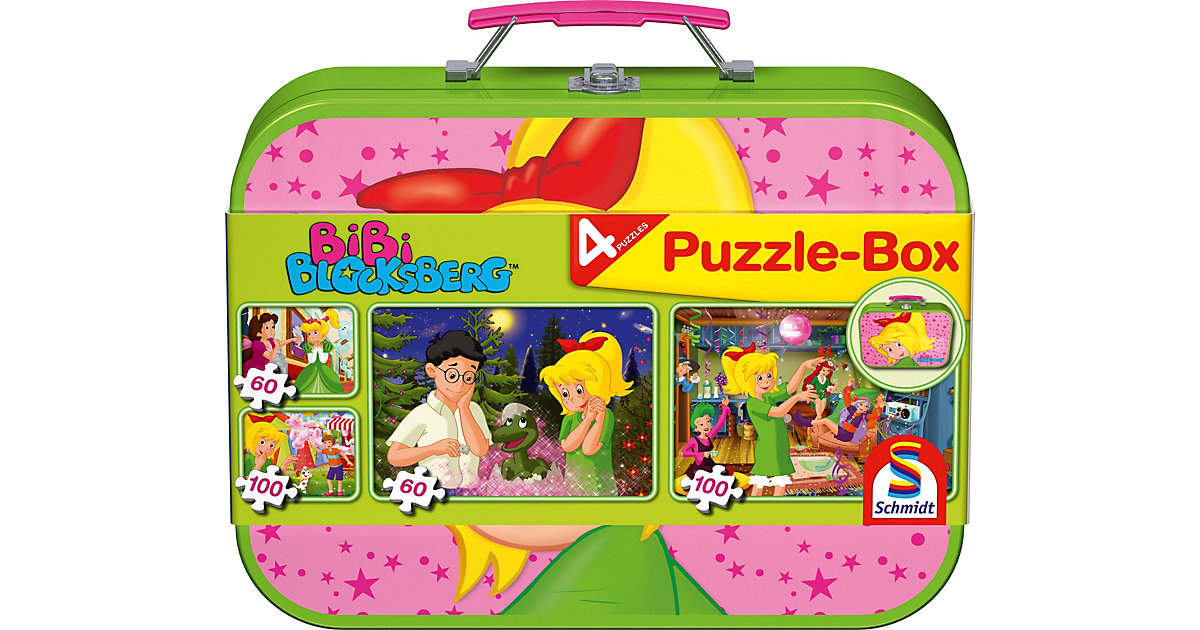 Metall Puzzlekoffer, 2x60, 2x100 Teile, Bibi Blocksberg Metall Puzzlekoffer, 2x60, 2x100 Teile, Bibi Blocksberg von Schmidt Spiele