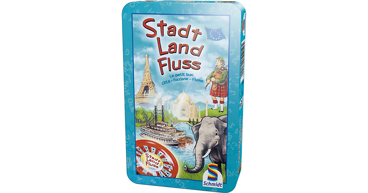 Mitbringspiel Stadt, Land, Fluss - Metalldose Mitbringspiel Stadt, Land, Fluss - Metalldose von Schmidt Spiele