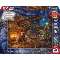 T.Kinkade Der Weihnachtsmann und seine Wichtel 1000 Teile von Schmidt Spiele