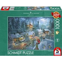 PU1000T.Kinkade Santas Silent Night PU1000T.Kinkade Santas Silent Night von Schmidt Spiele