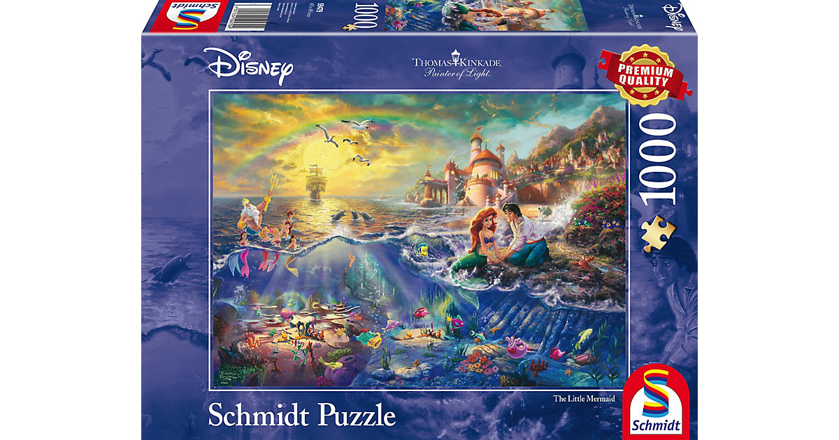 Puzzle 1000 Teile Thomas Kinkade Disney Arielle Puzzle 1000 Teile Thomas Kinkade Disney Arielle von Schmidt Spiele