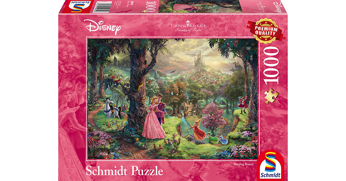 Puzzle 1000 Teile Thomas Kinkade Disney Dornröschen Puzzle 1000 Teile Thomas Kinkade Disney Dornröschen von Schmidt Spiele