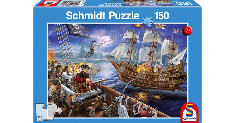 Puzzle 150 Teile Abenteuer mit den Piraten von Schmidt Spiele