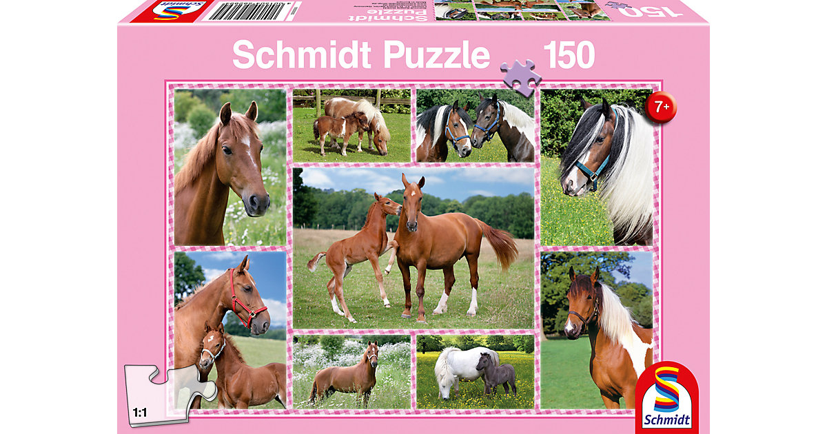 Puzzle 150 Teile Pferdeträume von Schmidt Spiele