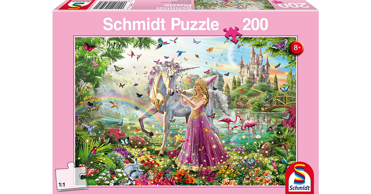 Puzzle 200T Schöne Fee im Zauberwald von Schmidt Spiele